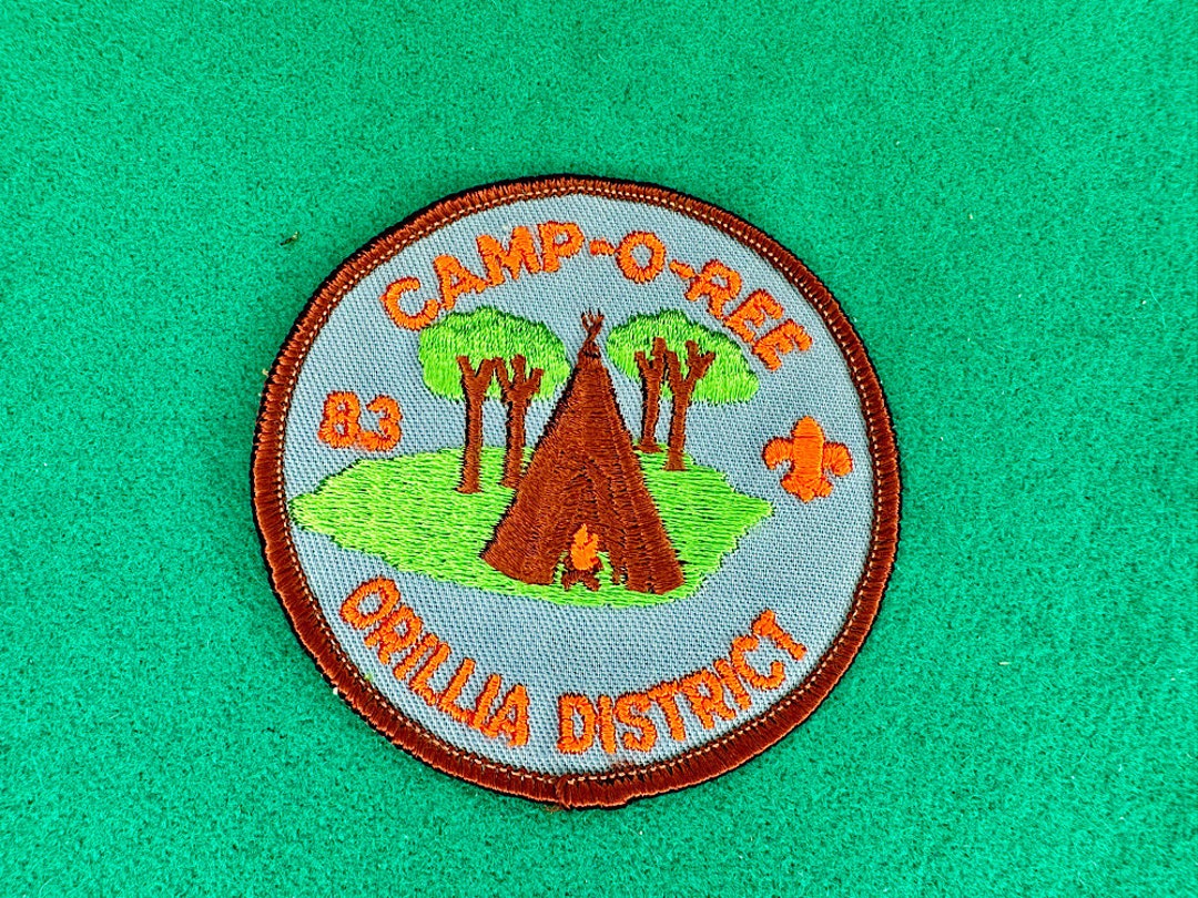 Patch Ree 1983 Camp-o-ree Orillia District Scouts Canada Patch - Etsy