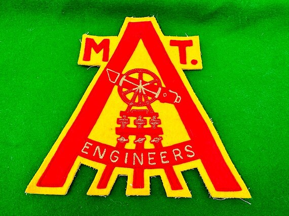Vintage MT Engineering Wool Jacket Patch - image 1