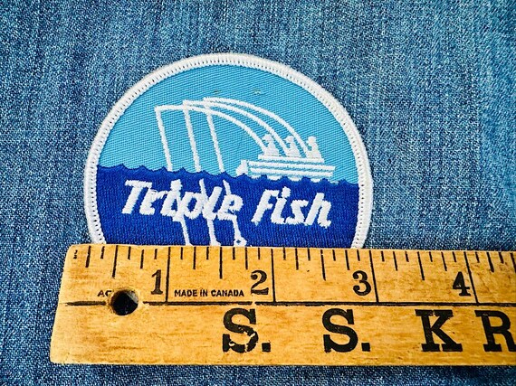 Vintage Triple Fish Patch - image 3