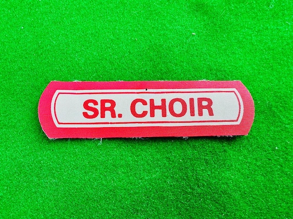 Vintage Sr. Choir Patch - image 1