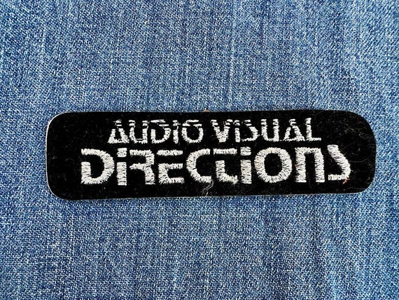 Vintage Audio Visual Directions Patch - image 1