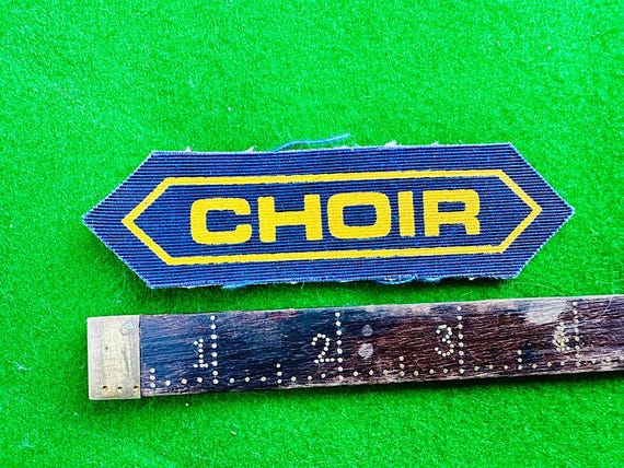 Vtg CHOIR Award Patch - image 3