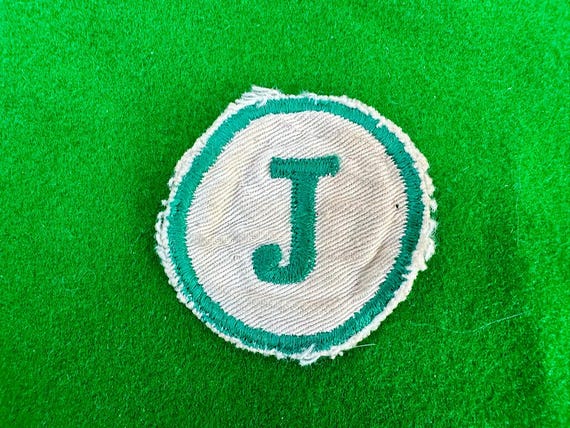 Vintage 1940's RCAF Patch 'J' - image 1