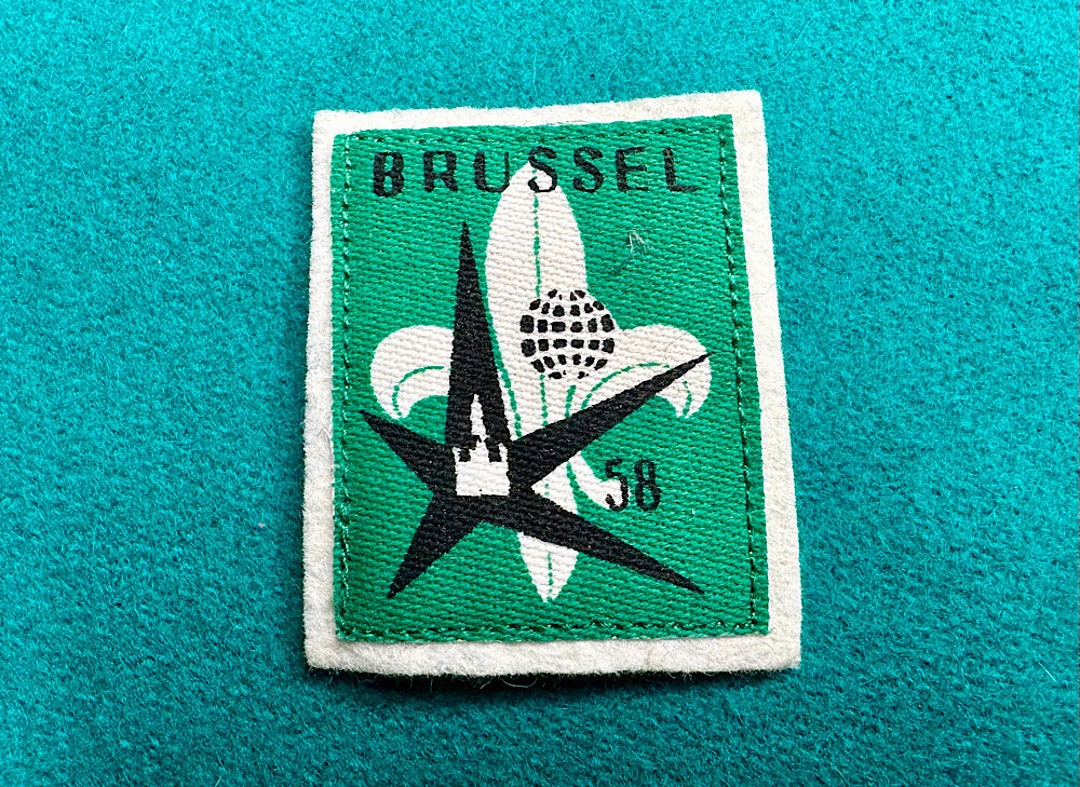 Toppa Ricamata Bruxelles – Patch Da Cucire O Stirare, 8x5 Cm, Alta Qualità