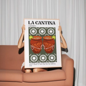 Bar Art Print, Cantarito Print, Mexicaanse cocktail, Mexicaans drankje, Cart Bar Art