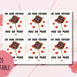 No Seas Payaso, mexikanische Valentinskarte, druckbare Valentinskarten, digitale Valentinskarten, Latino Valentines, süße Valentinskarte