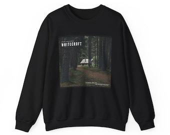 Whitecroft Cabin Crewneck Sweatshirt: Forest Cottagecore Pullover