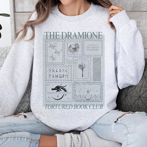 Dramione Tortured Book Club, Dramione Shirt, Draco Fanfic, Manacled, Paper Cranes, Book Lover Gift, Dramione Fanfic, Manacled Sweatshirt
