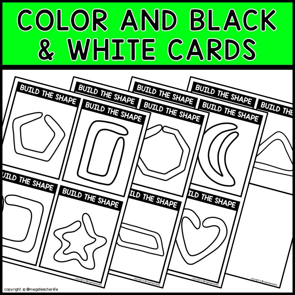 Free Printable Playdough Mats Shapes