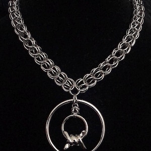 Barbed Wire Chainmail Necklace