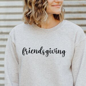 Friendsgiving Sweatshirt Thanksgiving Sweatshirt Happy - Etsy