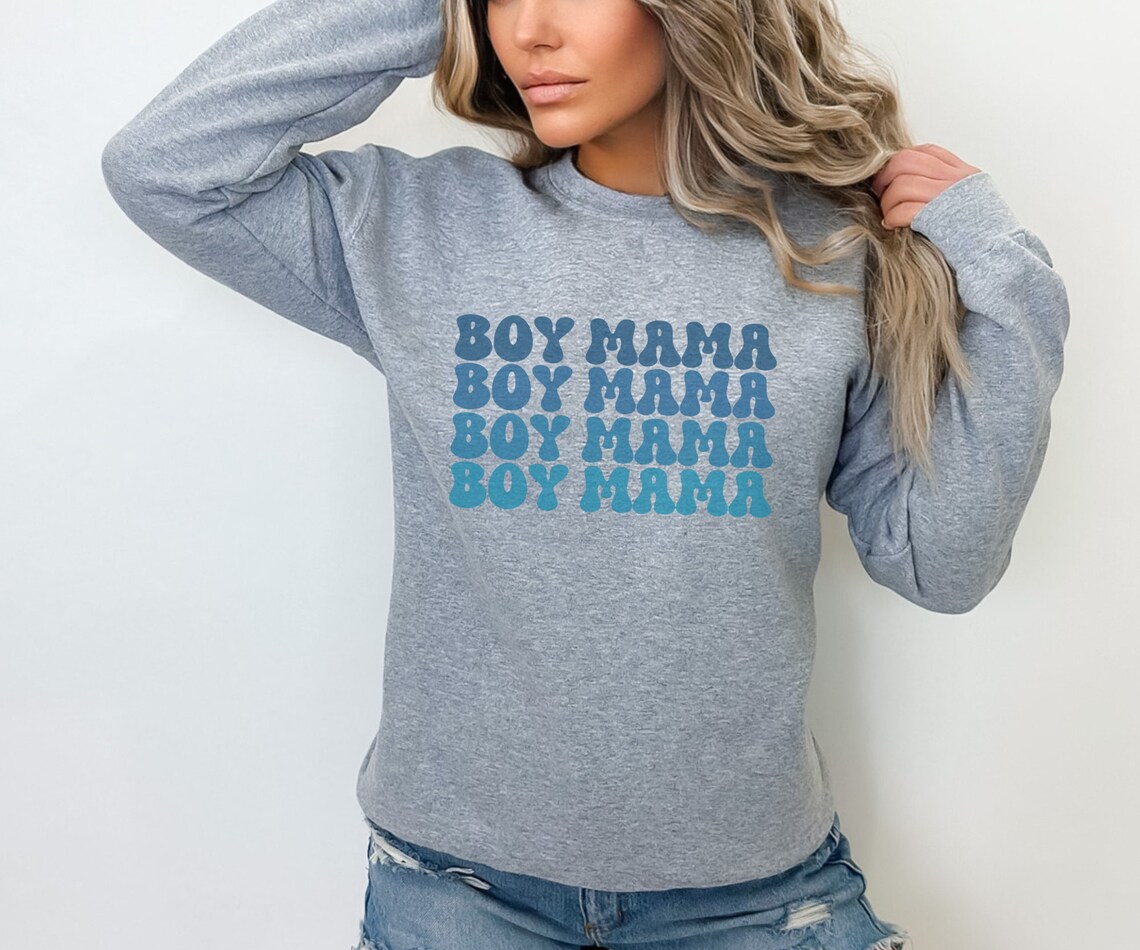 Boy Mama Sweatshirt, Boy Mom Sweatshirt, First Time Mom Gift, Pregnant