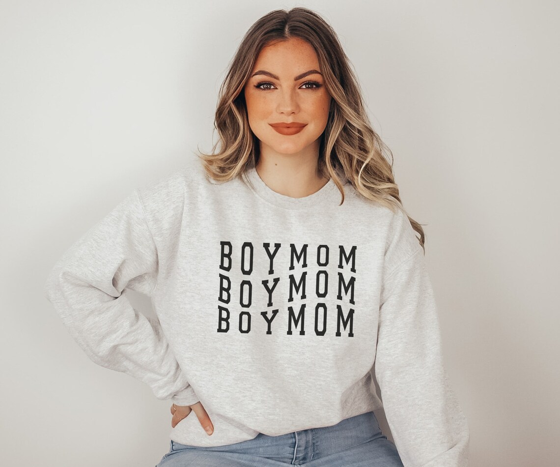 Retro Boy Mom Sweatshirt Gift for Boy Mom Boy Mama - Etsy