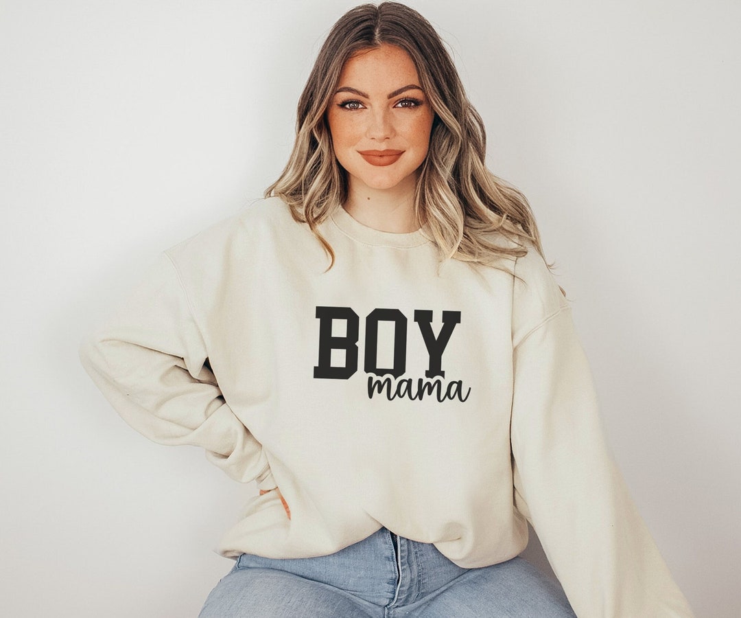 Boy Mama Sweatshirt Boy Mom Sweatshirt First Time Mom Gift Etsy
