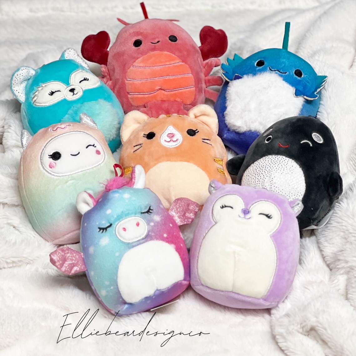 Squishmallow Custom Name Ornament Personalized Squishmallow Etsy