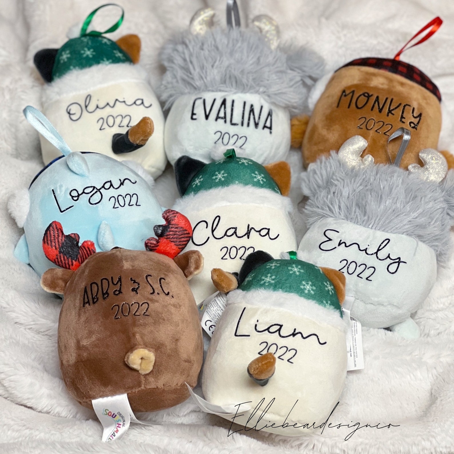 Squishmallow Custom Name Ornament Personalized Squishmallow - Etsy