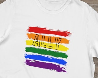 ALLY rainbow Unisex Deluxe T-shirt