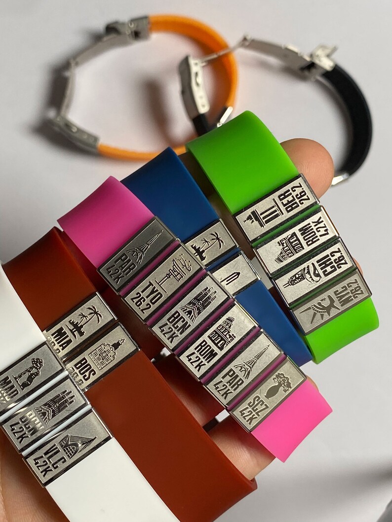 Six Major Marathon Gift Collectible Charm Bracelet Medal for Etsy