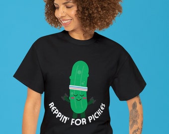 Pickle Fitness Shirt, Unisex Funny Cotton T Shirt for Pickle and Fitness Lovers,Pickle Lovers,Fit Pickles Tshirt,Fitness Season Funny Tee