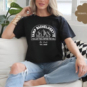 Personalized Camp Bachelorette Unisex, Camp Bachelorette Shirt, Camp Bach, Bachelorette Shirt, Bachelorette Favors, Bridesmaid Shirts