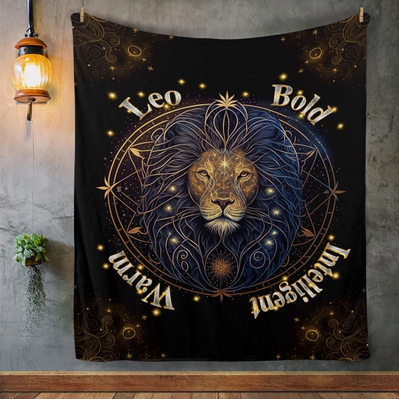 Leo zodiac blanket new arrivals