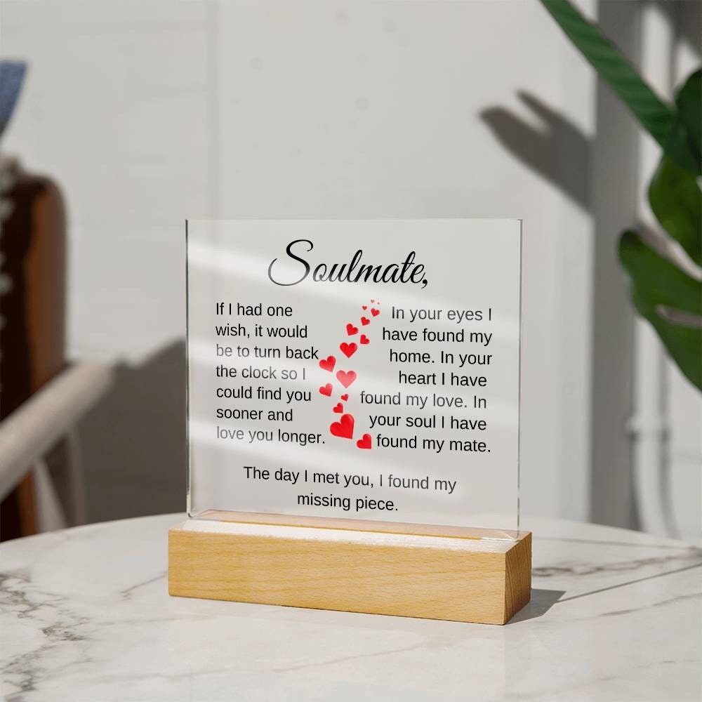 Couple Personalized Puzzle Shaped Acrylic P