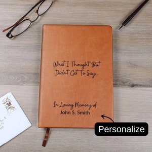 What I Thought But Didn&#39;t Get to Say Grief Journal,Personalized Grief Diary,Condolence Gift Box, Bereavement Care Package,Sympathy Care