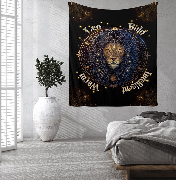 Leo Cozy Plush Fleece Blanket Horoscope Astrology Blankets Constellation Star Decor and Gifts Leo Gift Zodiac Blanket leo Astrology Gift Etsy Canada