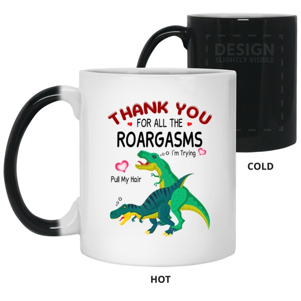 T Rex | 11 oz. Color Changing Mug Best Wife Ever Gift, Mother's Day, Anniversary, Birthday Gift for Your Wife, Funny Gift for Your Wife