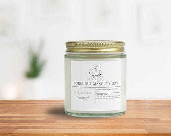 Golf Gifts, Housewarming Gift, Golf Gifts for Men, Golf Decor, Golf, Golf Gifts for Women, Unique Candles, Funny Candles, Home Decor