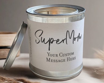 Custom Mothers Day Soy Coconut Wax Scented Candle | Custom Mothers Day Gift | Custom Mom Gift | Mom Gifts | Mom Candle Gift | Funny Candle
