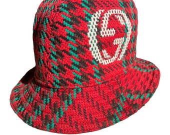 Red wool Gucci Fedora hat , M, unisex