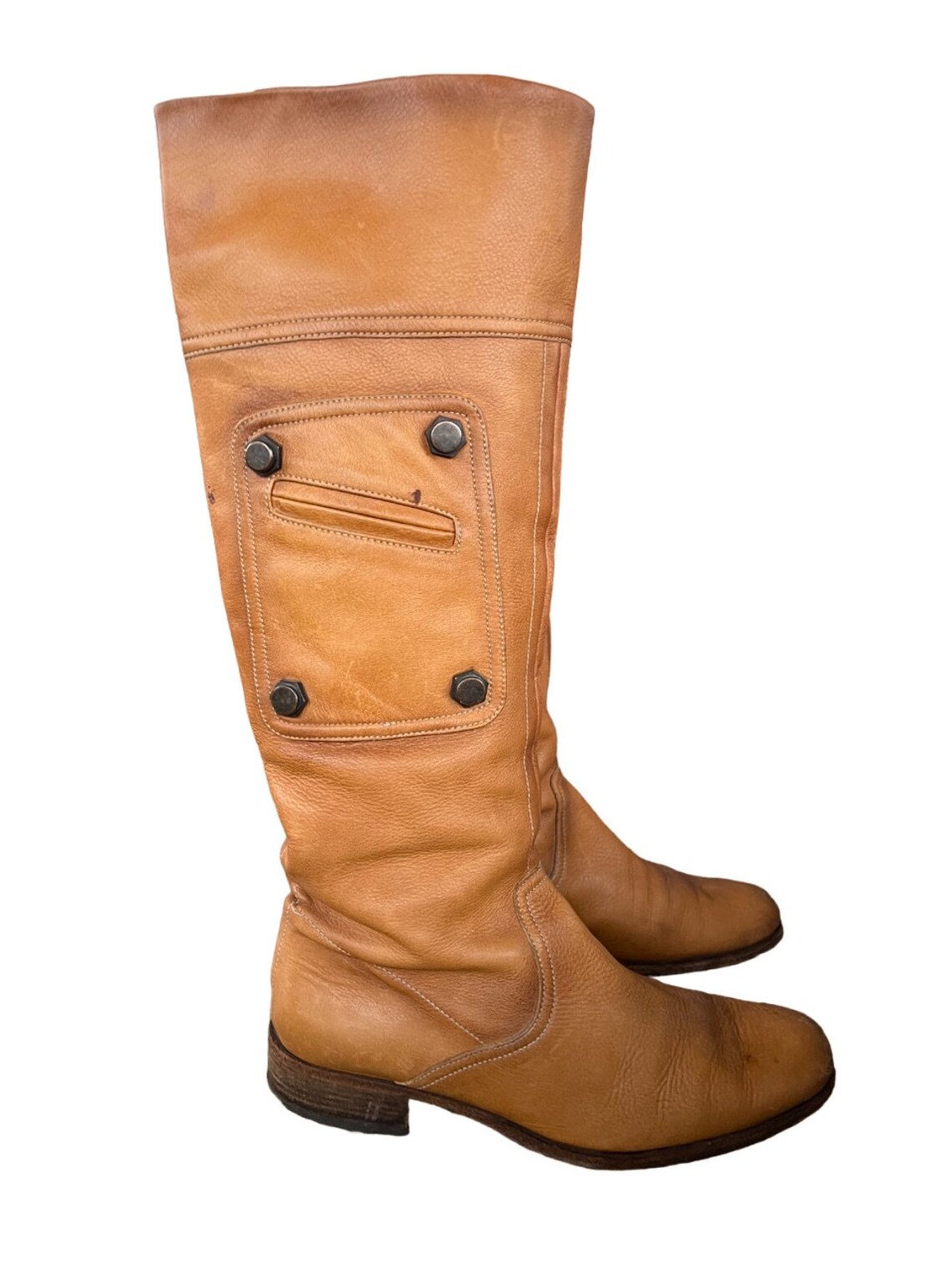 Vintage Hugo Boss leather  high boots, EU37, foto 2 di 5