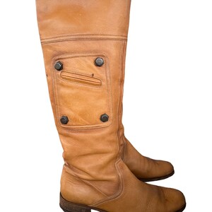 EUR39 US8.5 HUGO BOSS Orange Designer Vintage Y2k Flat Boots Etsy
