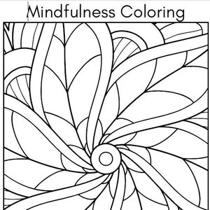 Mindful colouring book - Digital Download