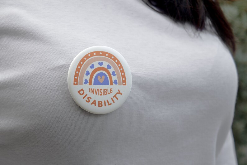 Awareness Badges 58mm 32mm 25mm Disability Hidden Etsy UK