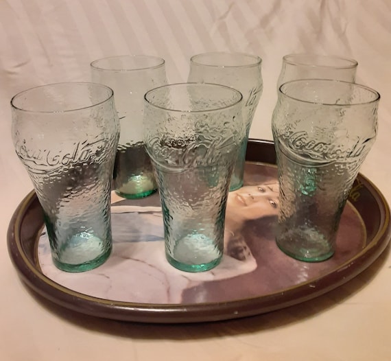 SALE Drinking Glasses Set of 2 Antique Auto 12 Oz. Glassware 