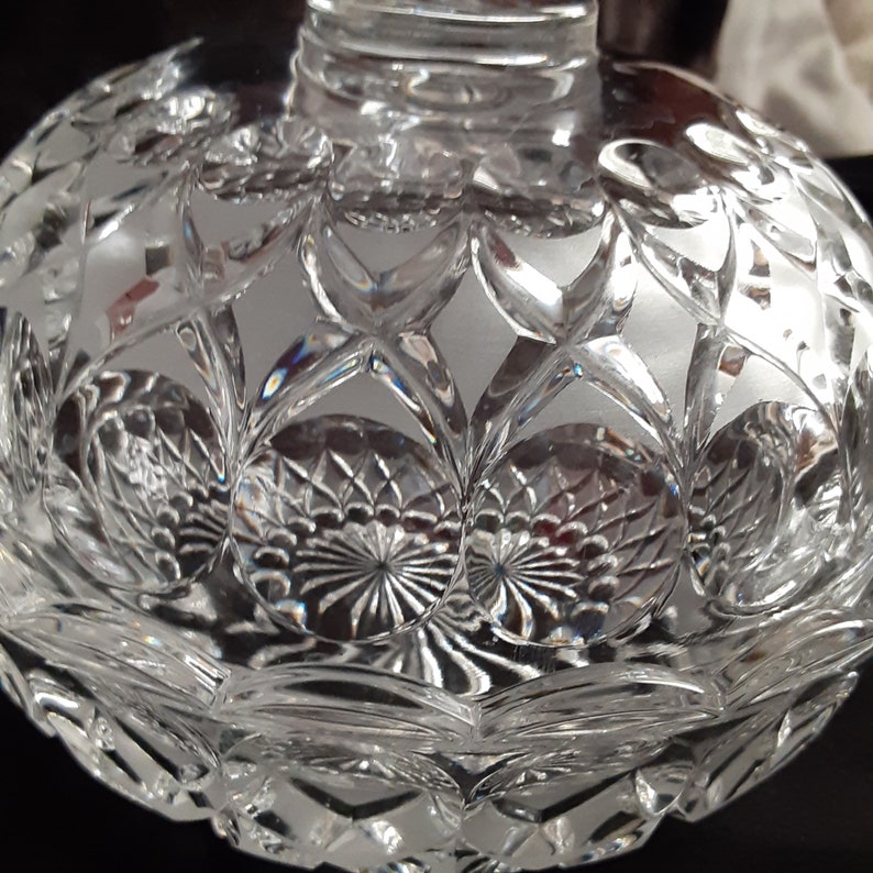 Vintage German Crystal Cut Candy Dishnachtmann Crystal Lidded Etsy
