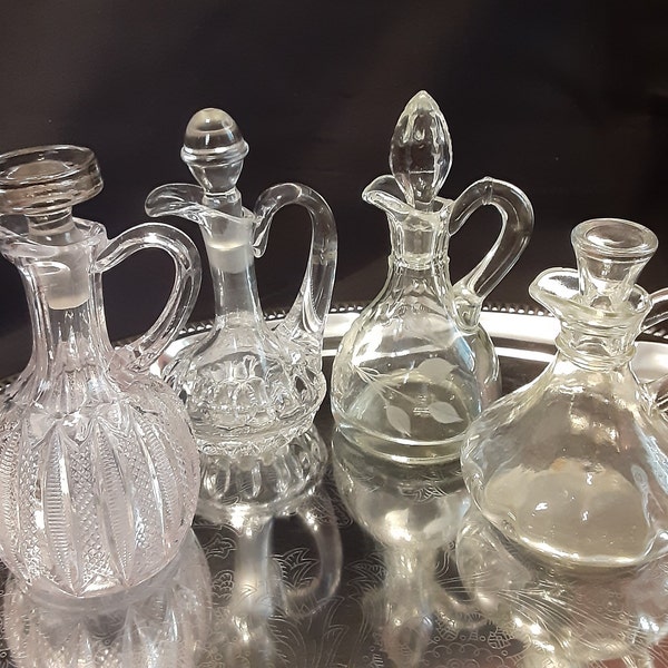 Vinegar and Oil Decanter Etsy