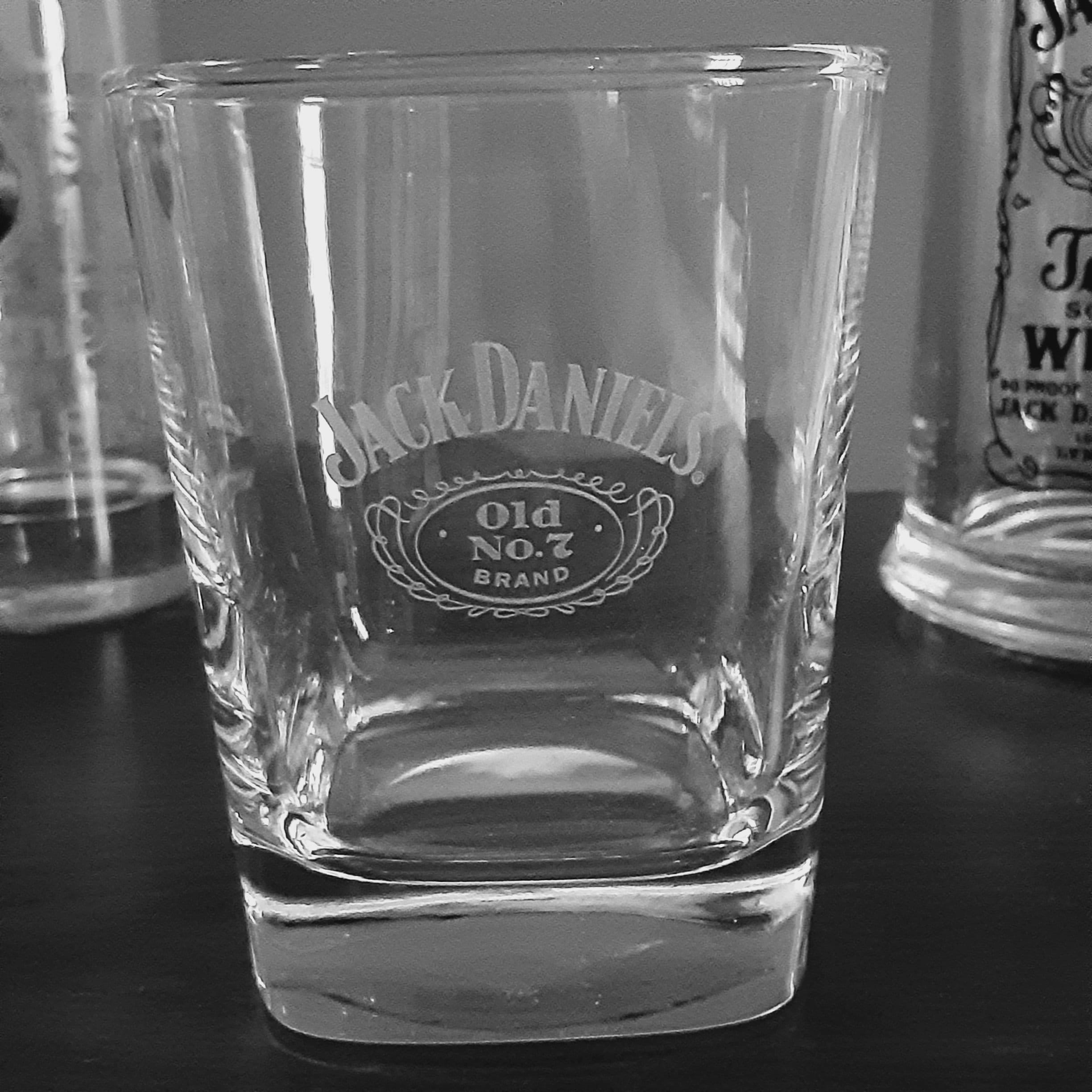 Vintage Jack Daniel's Whiskey Glasses, Vintage Jack Daniel's Rocks