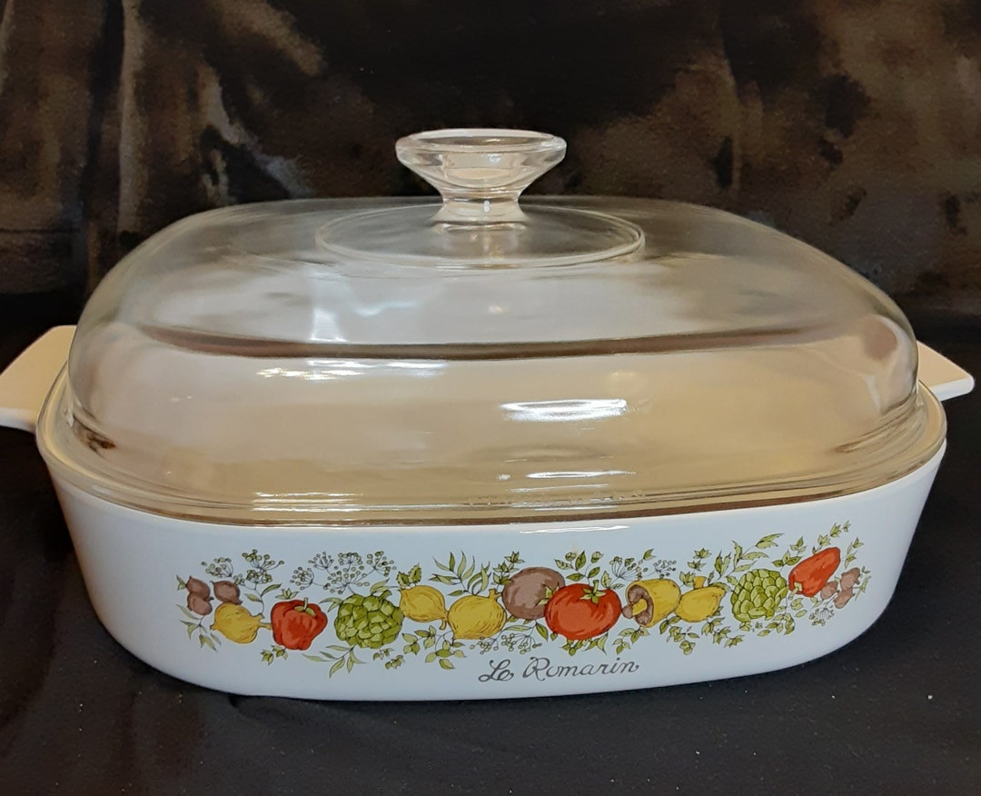 Spice of Life Corning Ware Baking Dish With Lidvintage Etsy