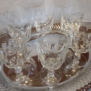 Arcoroc France Crystal Cut Wine Glasses-Artic Wine Water Glasses by Arcoroc-Arcoroc France Artic Wine, Water Glasses-Wedding Toasting Glass