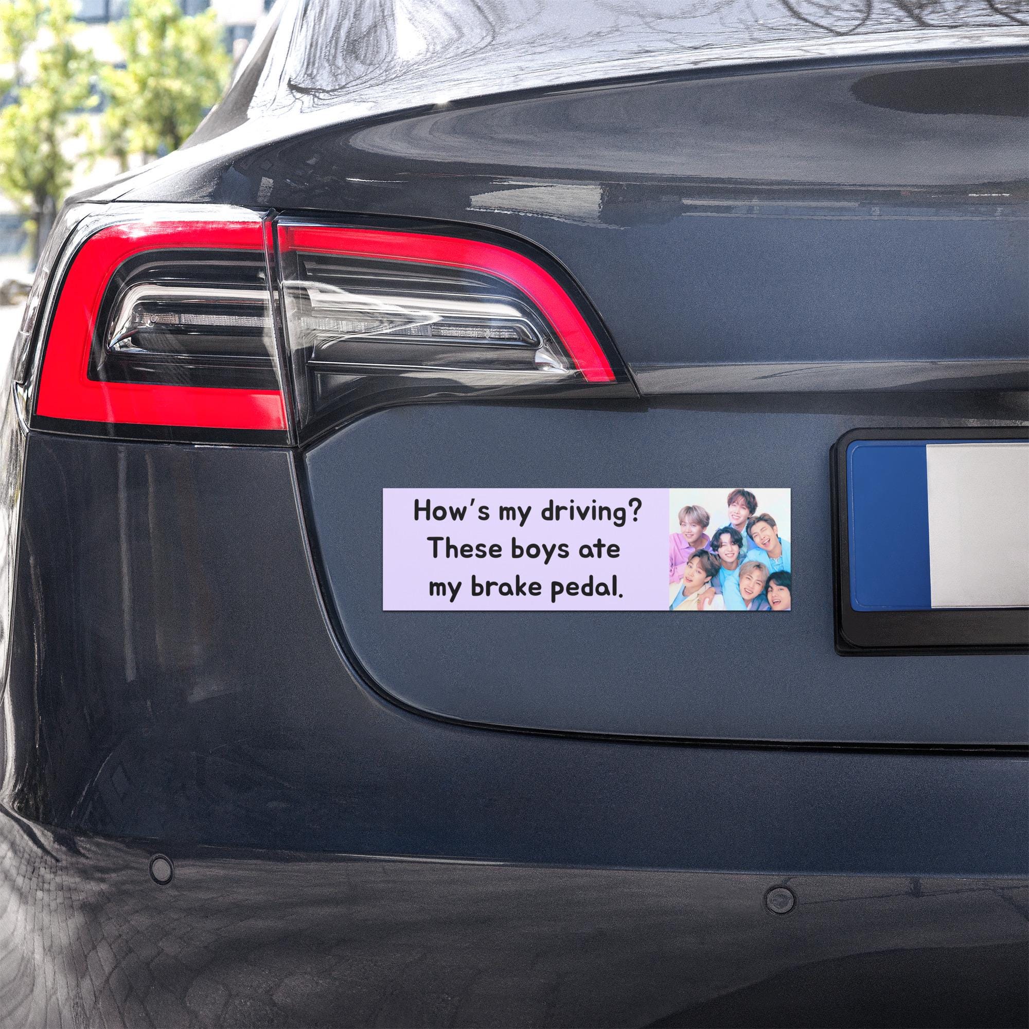 Btsの車用ステッカー - Etsy 日本