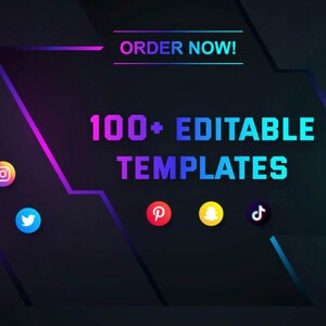 Editable Social Media Templates