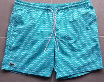 Bañador corto turquesa de Lacoste