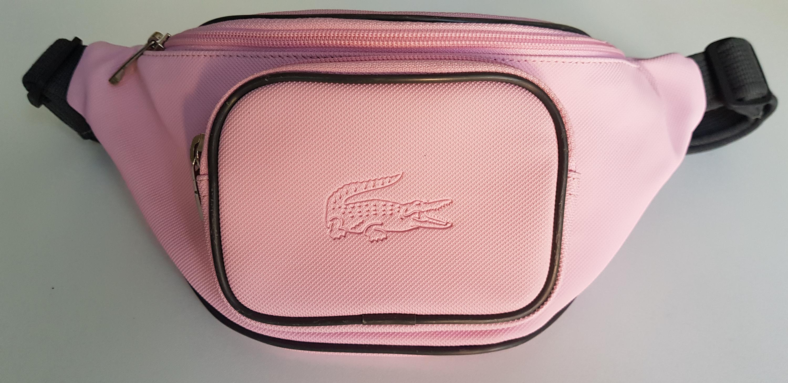 Sac Banane Rose Lacoste