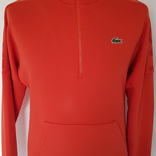 Sweatshirt mit Reißverschluss Orange Lacoste