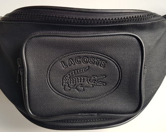 Vintage 80's Belt Bag Black Lacoste