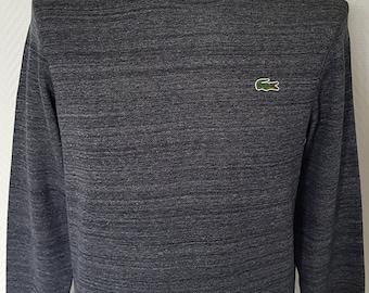 Sweat Anthracite Chiné Lacoste