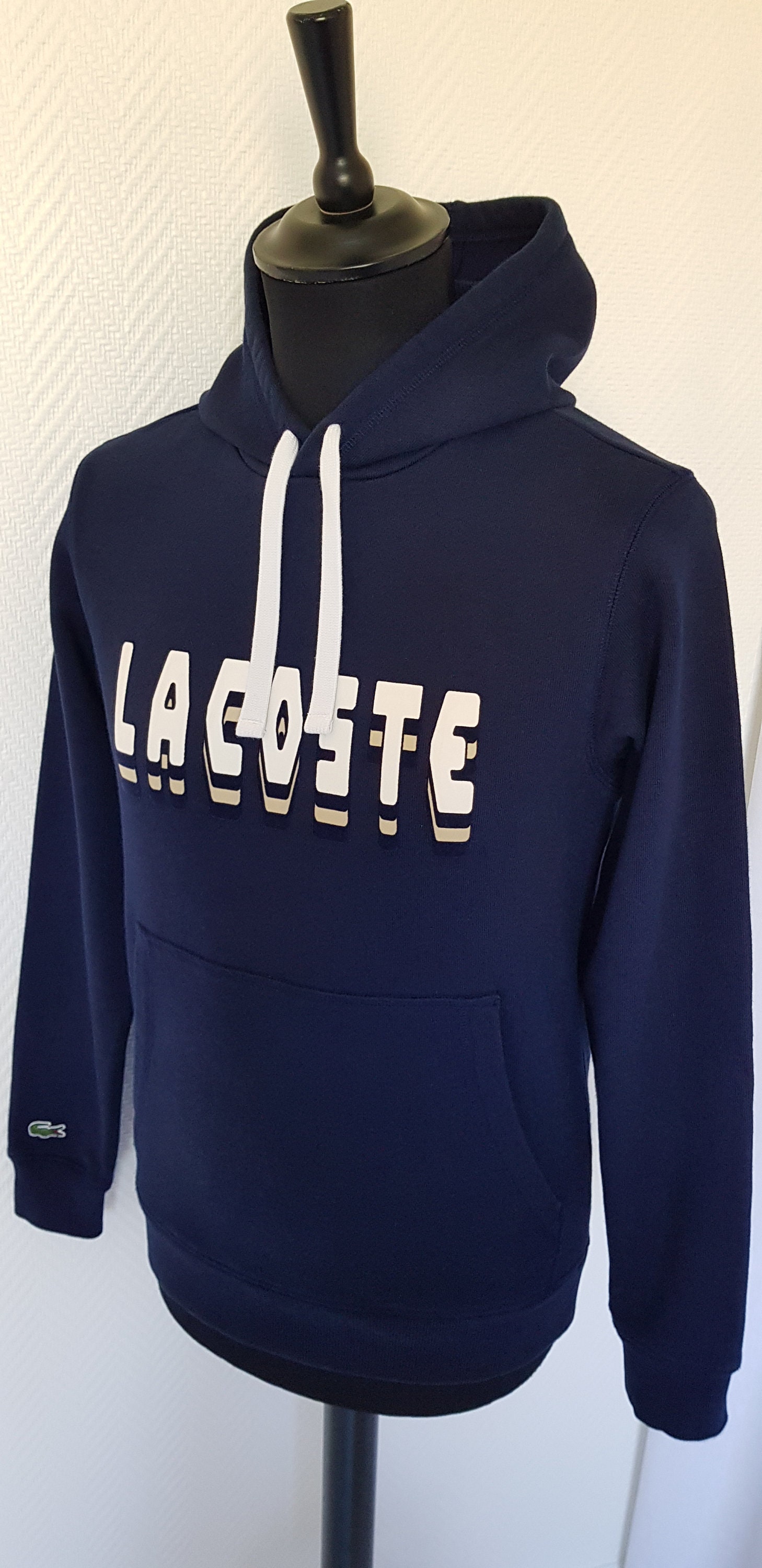 Lacoste Navy Blue Hoodie - Etsy Canada